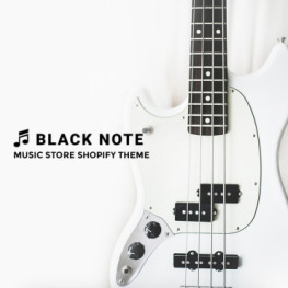 Black Note Music Store Shopify Theme #74137