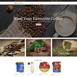 Beans Blend Coffee Shop Shopify Theme #74257