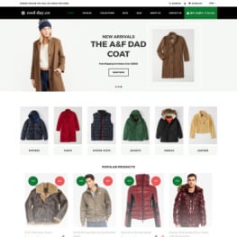 Cool Day Co Outerwear Store Shopify Theme #74270