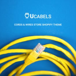 UCables Cords Wires Store Shopify Theme #74453