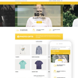 Best Look TShirt Shopify Theme #76560