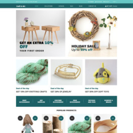 Craft Art Handmade Craft Store Shopify Theme #76656