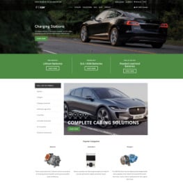 Elcar Electric Cars Spare Parts Clean Shopify Theme #76729