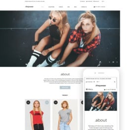 Theywear Tshirt Shop Elegant Shopify Theme #76910