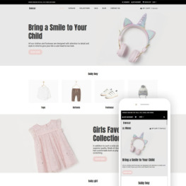 Bwear Baby Clothing Store Modern Shopify Theme #76913