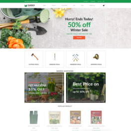 Gardex Gardening Clean Shopify Theme #77236