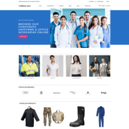 Uniform Area Multipage Clean Shopify Theme #77269