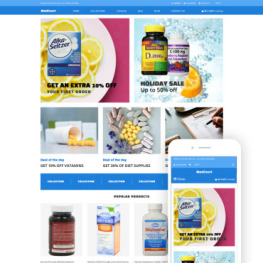MedCourt Pharmacy Clean Shopify Theme #77270