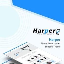 Harper Phone Accessories Shopify Theme # 77389
