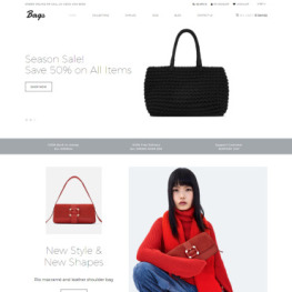 Bags Fashion Store Clean Shopify Theme #77565