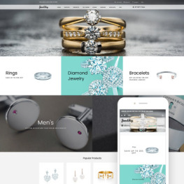 JewelShop Accessories Elegant Shopify Theme #77566