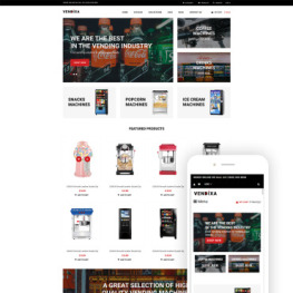 Vendixia Vending Machines Clean Shopify Theme #77801