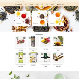 Pot of Tea Tea Shop Multipage Clean Shopify Theme #77911