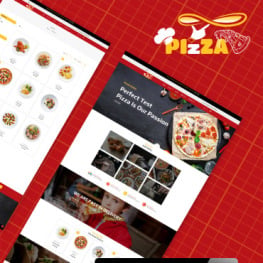 Pizza Food Multipurpose Shopify Theme #77964