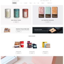 Packmack Packaging Multipage Clean Shopify Theme #78545