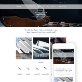 Knives Store Clean Shopify Theme #79014