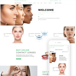 Contact Lenses Store Optometrist s Shopify Theme #79097