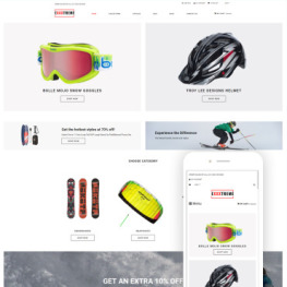 Exxxtreme Extreme Sports Ecommerce Shopify Theme #79167