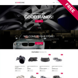 Kardone Car Parts Free Clean Shopify Theme # 79221