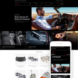 Car Tuning Car Tuning Multipage Modern Shopify Theme #79308
