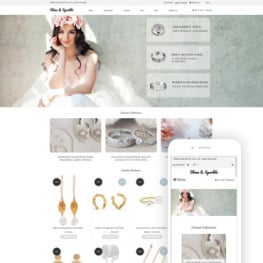 Shine Sparkle Jewelry Multipage Shopify Theme #79421