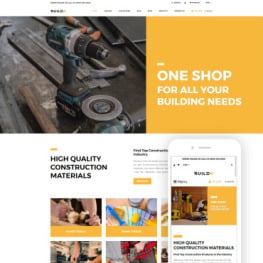 BUILDR Construction Company Shopify Theme #79484