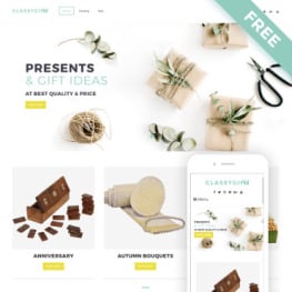 Classygift Gifts Ecommerce Shopify Theme # 79519