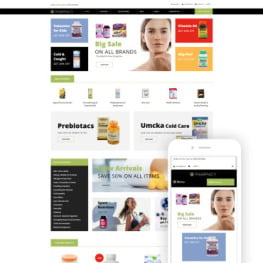 Pharmacy Drug Store eCommerce Clean Shopify Theme #79598
