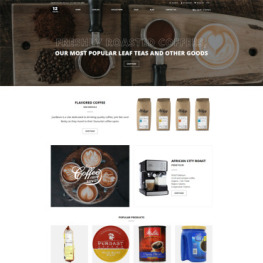 Beans Coffee Shop ReadyToUse Clean Shopify Theme #80147