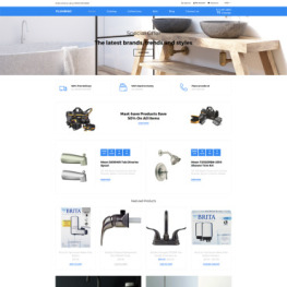 Plumbino Plumbing eCommerce Modern Shopify Theme #80380