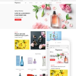 Fragrances Cosmetics Store eCommerce Shopify Theme #80432