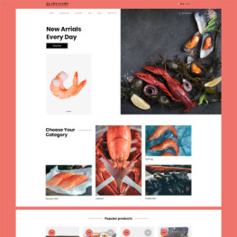 Two Claws Food Store eCommerce Modern Shopify Theme #80623