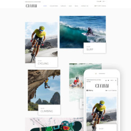 Extrim Extreme Sports Multipage Modern Shopify Theme #81563