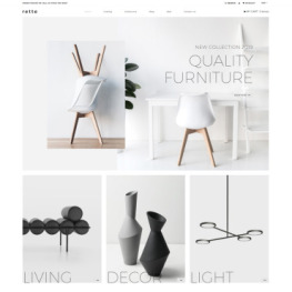 Rette Furniture Multipage Minimalistic Shopify Theme #81892