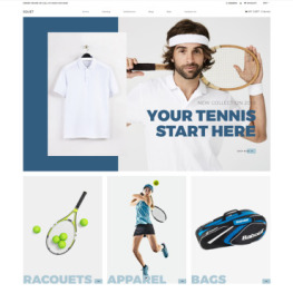 Squet Tennis Multipage Clean Shopify Theme #82000