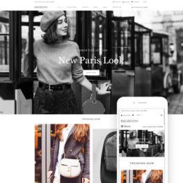 BAGBOOM Handbag eCommerce Clean Shopify Theme # 82063