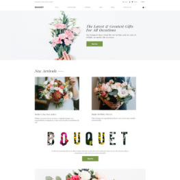 Bouquet Flower Shop Ecommerce Modern Shopify Theme #82064