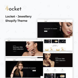 Locket Jewellery Shopify Theme #82300