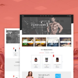 Fitex Sport Nutrition Shopify Theme #82312