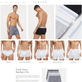 Newear Men s Underwear Multipage Clean Shopify Theme #82326