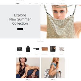 O BAG Bag Shop Clean Shopify Theme #82380