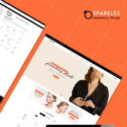 Sparkles Jewelry Multipurpose Shopify Theme #82521