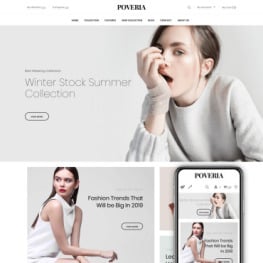 Poveria Fashion Store Shopify Theme #82543