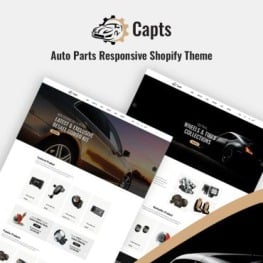 Capts Auto Parts Shopify Theme # 82547