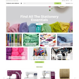 Thread And Needle Sewing Store Modern Shopify Theme #82573