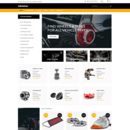 Driveal Auto Parts Shop Clean Shopify Theme #82639