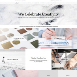 Artinal Art Store Multipage Creative Shopify Theme #82697