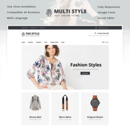 The Style Minimal Store Shopify Theme #82924