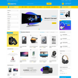 Robotics Electronics Store Shopify Theme #83359