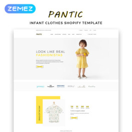 Pantic Kids Fashion Clean Shopify Theme #83374